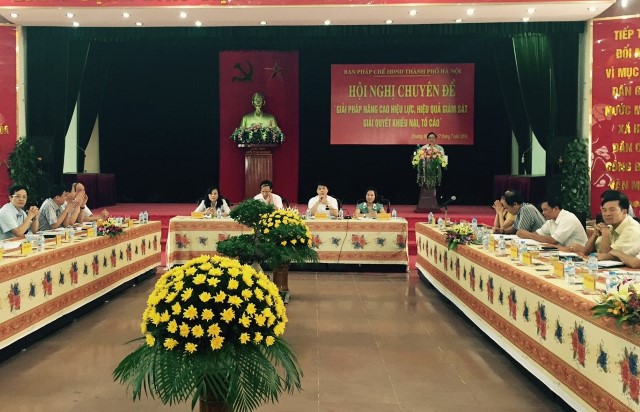 Ngày 6-4 tổ chức Hội nghị giao ban giữa Ban Pháp chế HĐND Thành phố với Ban Pháp chế HĐND các quận, huyện, thị xã